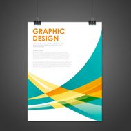 abstract modern poster template N2