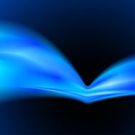 Abstract vector blue energy background