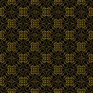 art nouveau golden background