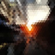 Abctract hexagon background
