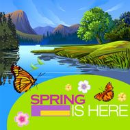 Beautiful Spring background N11
