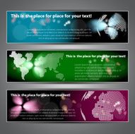 Three Abstract Header Designs N9