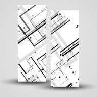 Vector banner set for your design N121