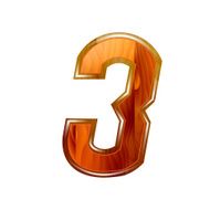 Figure three wooden 3 N2