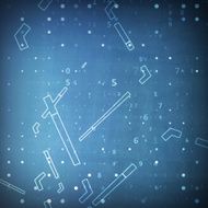 Digital code background N12