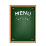 chalk board menu N2
