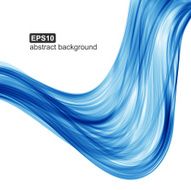 Vector abstract blue waves background