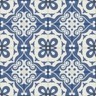 Gorgeous seamless patchwork pattern Moroccan tiles ornaments N3