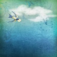 Sky Bird Letter Mail