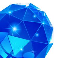 Vector futuristic background with effect sparkling texture