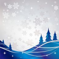Silver winter abstract background N7