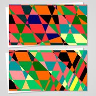 Vector business-card set for your design N299