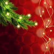 Vector christmas greeting background N4