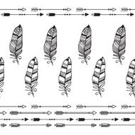 Abstract feathers N7