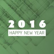 New Year Card Cover or Background Template - 2016 N5