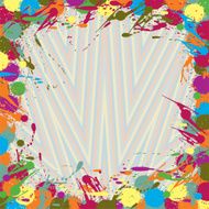 Abstract artistic Background forming blots