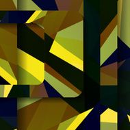 Abstract dark shape illustration N6