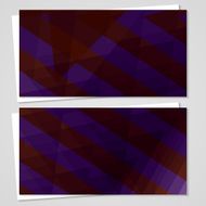 Vector business-card set for your design N304