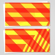 Vector business-card set for your design N307