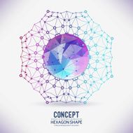 Abstract geometric lattice the scope of molecules N3