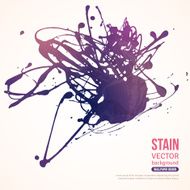 Splatter Paint Banner Violet Painted Background N2