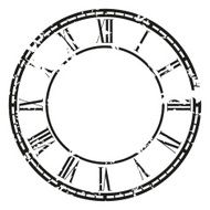 Vector vintage clock N18