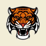 tiger head mascot N2
