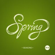 SEASONS SPRING vintage background