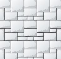 Seamless stone wall
