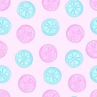 Blue and pink citruses