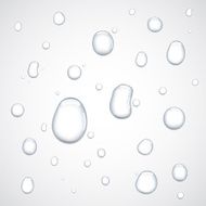 Pure clear water drops N2