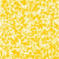 Seamless yellow background with polka dots N2