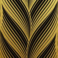 Gold glittering abstract waves pattern N2