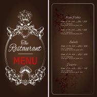 Restaurant menu template N20