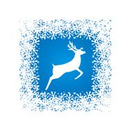 Merry Christmas background with snowflakes N22