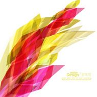 Angular geometric color shape N6