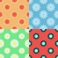 Four seamless patterns N15