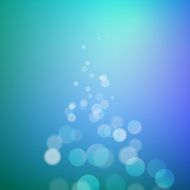 Abstract bokeh sparkles on blurred background