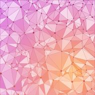 Technological background with a pattern of debris triangles highlights