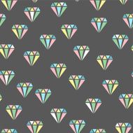 Vector diamonds Abstract seamless pattern N2