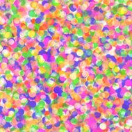 image of multicolor dots on blurred background
