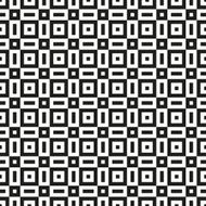 Seamless abstract black and white geometric pattern