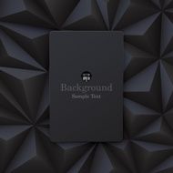 Black abstract background vector N4