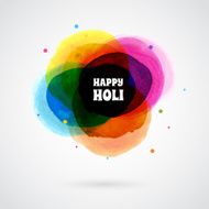 Happy Holi card template N6