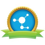 Gold atom logo