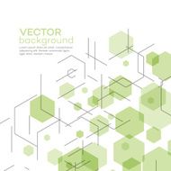 Abstract background with hexagons Vector illustration