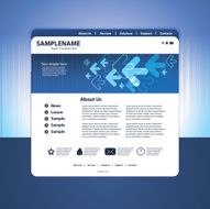 Website Template N173