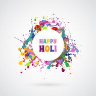 Happy Holi card template N7