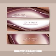futuristic style banner template design