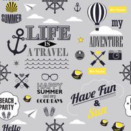 summer newspaper texture pattern